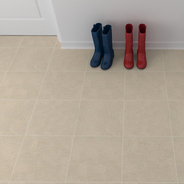 Klinker Techstone Beige Mat 45x45 cm-1